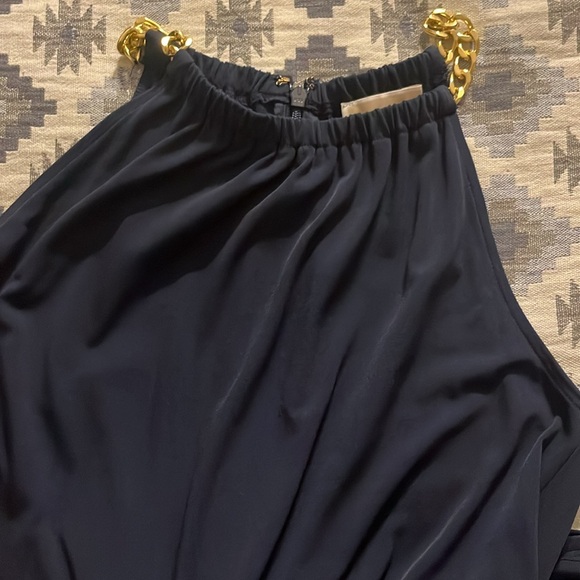 Michael Kors navy blue and gold dress - Picture 4 of 7